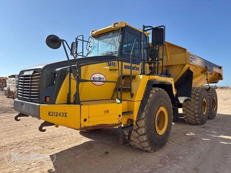 Used Komatsu in yard